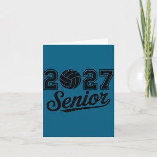 Senior Volleyball-Klasse 2027 Crew Volleyball Karte