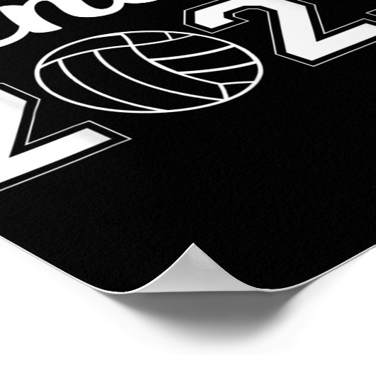 Senior Volleyball Poster (Ecke)