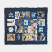 Senior Volleyball Team Custom Photo Galaxy Star Fleecedecke (Vorderseite (Horizontal))