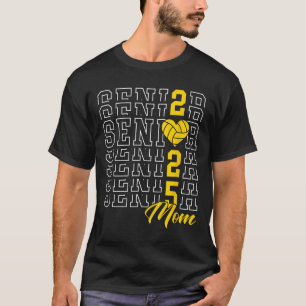 Senior Volleyll Mama Abschluss Cl von 2025 Senior T-Shirt