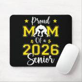 Senior Wrestling Mom 2026 Senior Mom Cl Of 2026 Mousepad (Mit Mouse)