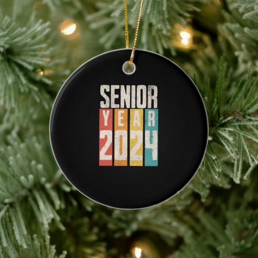 Senior Year 2024 Keramik Ornament (Baum)