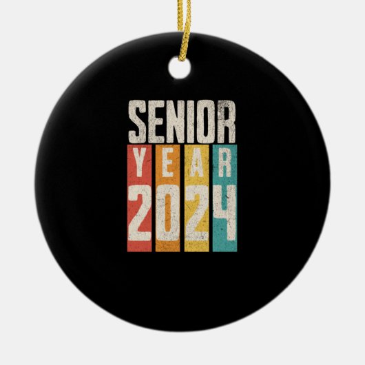 Senior Year 2024 Keramik Ornament (Vorne)