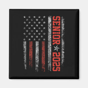 Senior Year 2025 American Flag USA Abschluss Cl O Magnet