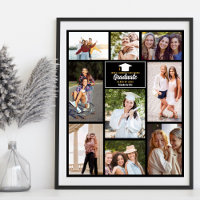 Senior Year Friends Foto Collage 2023 Abschluss
