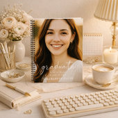 Senior year graduation photo script notizblock