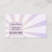 Senior Zuhause Care Caregier Business Card Visitenkarte (Rückseite)