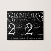 Senioren 2020 | Die isolierte Klasse der Absolvent Puzzle (Horizontal)