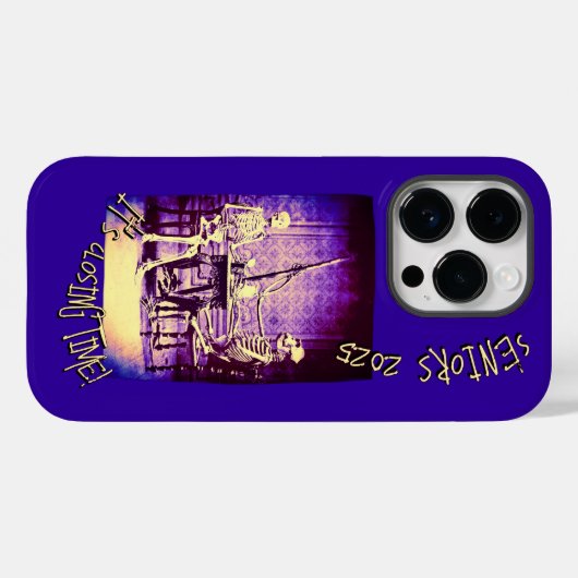 Senioren 2025, "It's Closing Time" Case-Mate iPhone Hülle (Rückseite (Horizontal))