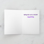 Senioren auf einer "What's the Ache" Spielshow. Karte (Innenseite)