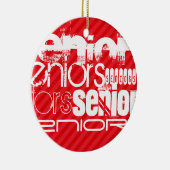 Senioren; Rote Streifen Keramikornament (Rechts)