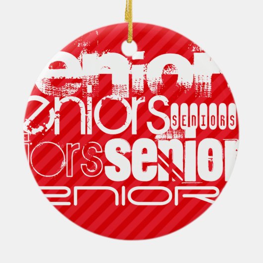 Senioren; Rote Streifen Keramikornament (Hinten)