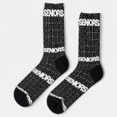 Senioren-Senioren-Socken Socken (Linkes Detail)