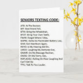 Senioren-Sims Karte (Gelbe Blume)