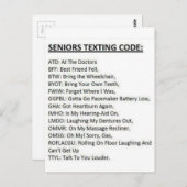 Senioren-Sims Postkarte (Vorne/Hinten)