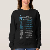 Senioren Simste Code missachtet Alte Sweatshirt (Vorderseite)