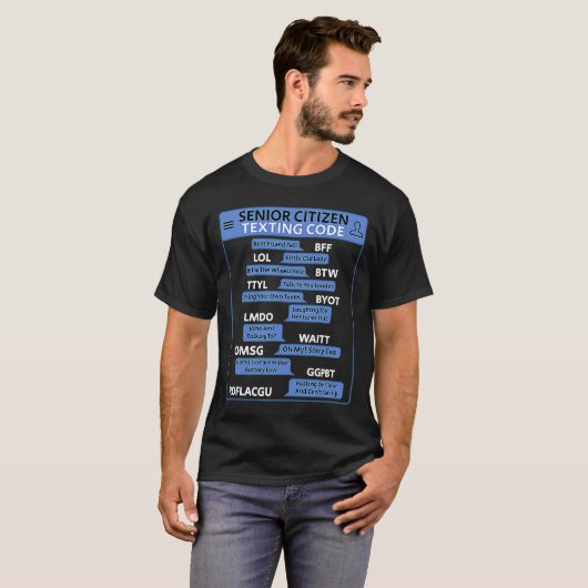 Senioren Simste Code Retirement Old Elderl T-Shirt (Vorne ganz)