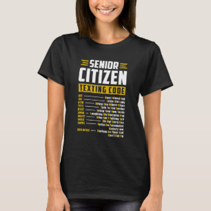 Senioren-SMS-Code Cooler Opa Oma T-Shirt