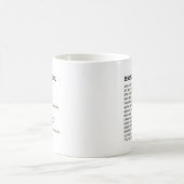 Senioren-Textcode Kaffeetasse (Mittel)