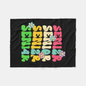 Seniorenklasse 2024 Abschluss 2024 Fleecedecke (Vorderseite (Horizontal))