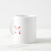 Seniorenklasse 2024 Abschluss 2024 Kaffeetasse (Vorderseite Links)