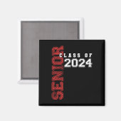 Seniorenklasse 2024 Abschluss 2024 Magnet (Vorderseite/Rückseite)