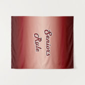 Seniorenregel Wandteppich (Vorderseite (Horizontal))