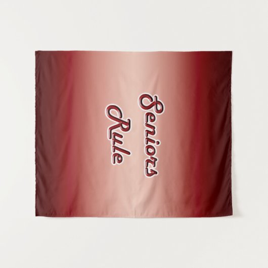 Seniorenregel Wandteppich (Vorderseite (Horizontal))