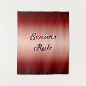 Seniorenregel Wandteppich (Vorderseite)