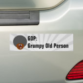 Seniorenwähler wählen GOP: Grumpy Old People Autoaufkleber (Auf Auto)