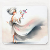Seniorinnen mit Party Drink Mousepad (Vorne)