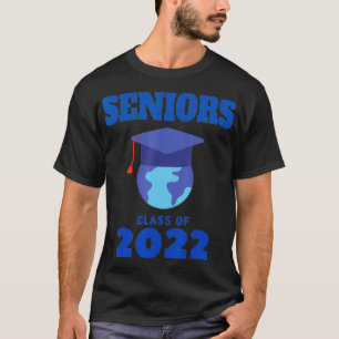 SENIORS Class of 2022, with World Globe T-Shirt
