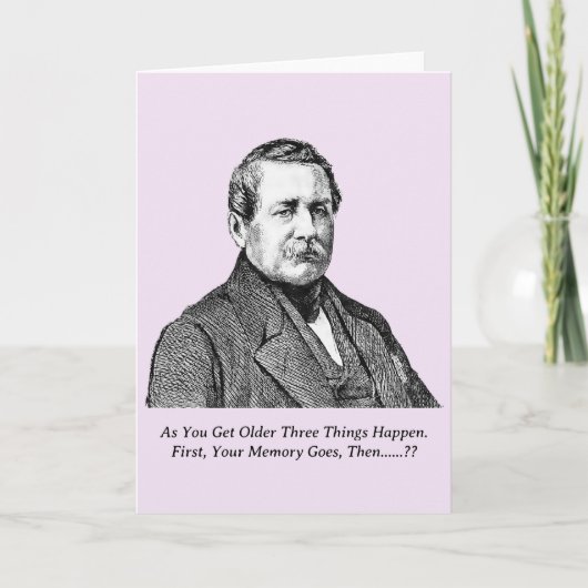 Seniors Grußkarte Feiertagskarte (Vorderseite)