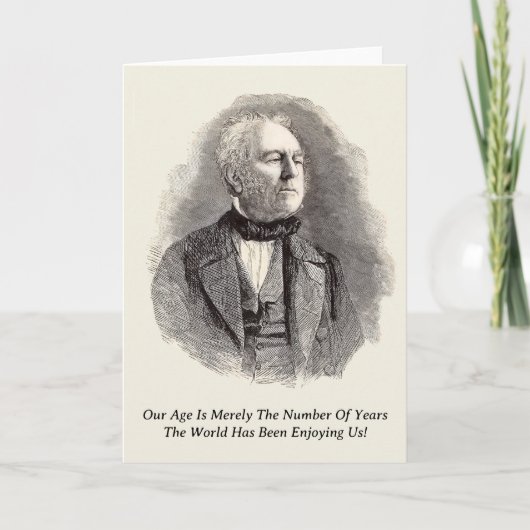 Seniors Grußkarte Feiertagskarte (Vorderseite)