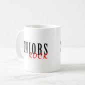 Seniors Rock Kaffeetasse (Vorderseite Links)
