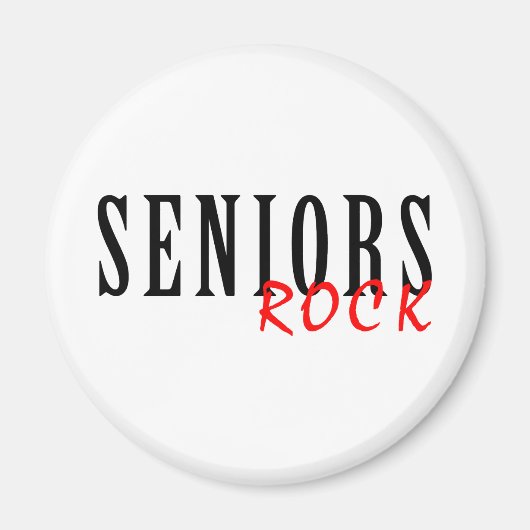 Seniors Rock Magnet (Vorne)