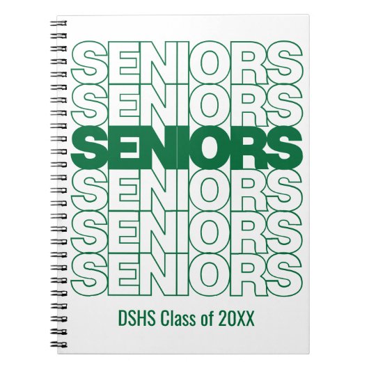 Seniors Seniors-Notebook Notizblock (Vorderseite)