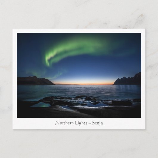 Senja Island, Nordnorwegen Postkarte (Vorderseite)