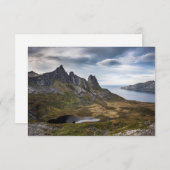 Senja Island Norwegen Card (Vorne/Hinten)