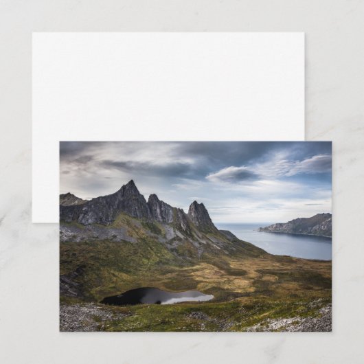 Senja Island Norwegen Card (Vorne/Hinten)