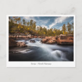 Senja Island Norwegen Postkarte (Vorderseite)