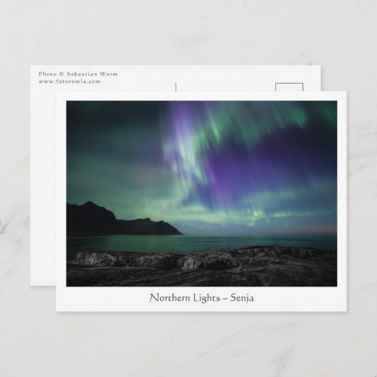 Senja, Nordnorwegen Postkarte (Vorne/Hinten)