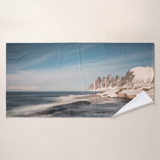 Senja Norwegen Badehandtuch (Badehandtuch)