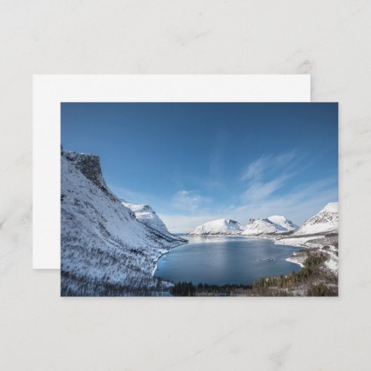 Senja Norwegen Card (Vorne/Hinten)