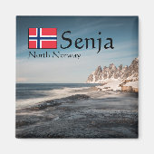 Senja Norwegen Magnet (Vorne)