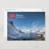 Senja Norwegen Postkarte (Vorne/Hinten)
