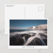 Senja Norwegen Postkarte (Vorne/Hinten)