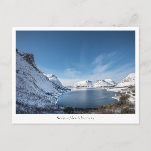 Senja Norwegen Postkarte (Vorderseite)