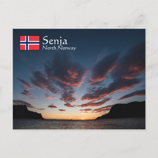Senja Norwegen Postkarte (Vorderseite)