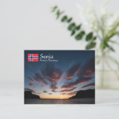 Senja Norwegen Postkarte (Stehend Vorderseite)